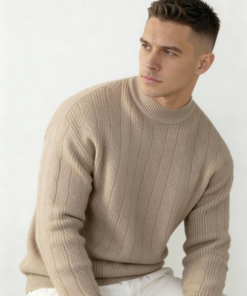 Alternative view of Strickpullover aus Lyocell Woll Mischung mit Rundhalsausschnitt