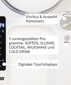2026 2in1-Slush und Softeismaschine Sofie