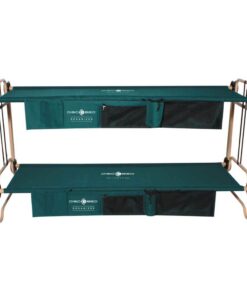 2026 Disc-O-Bed Large Cam-O-Bunk Bankfähiges Doppelbett mit Aufbewahrungsorganisatoren, Grün