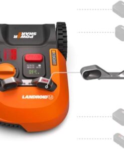 WORX WA0860 Landroid Modul Kollisionssensor ACS - Hindernisvermeidung - kompatibel für alle neuen Landroid Modelle ab 2019 (nicht für VISION) - Farbe Silber
