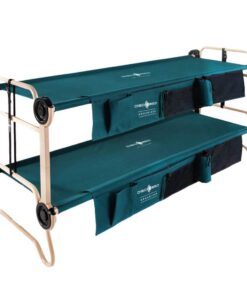 2026 Disc-O-Bed Large Cam-O-Bunk Bankfähiges Doppelbett mit Aufbewahrungsorganisatoren, Grün