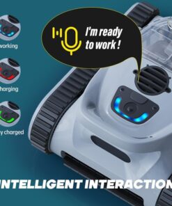 2026 Crab Kabelloser Roboter-Poolsauger, Wandklettern, automatischer Poolreiniger, geeignet für Wände und Böden von 150 m² großen Pools