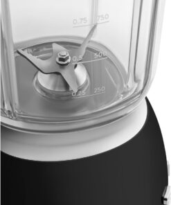Smeg, BLF03PKEU, 1,5 l Standmixer, 4 -Geschwindigkeitsstufen, 4 Automikprogramme, Abnehmbare Doppelklinge, Deckelöffnung transparent mit Dosierkappe, rutschfest, 800W, Rose