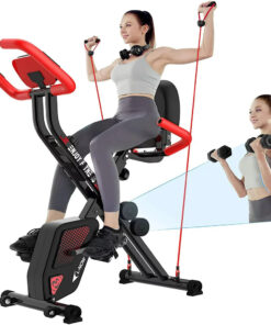 2026 Pooboo 3 In 1 Faltbare Heimtrainer Indoor Cycling Bike Workout 300Lb