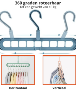 SpaceSaver Hangers - Efficient Clothing Organization for Your Closet Bowlift