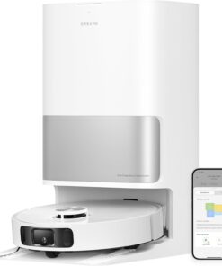 dreame L10s Pro Ultra Heat Roboter Staubsauger mit Automatische Moppreinigung mit heiem Wasser, Moppverlngerung, 7.000 Pa Saugkraft, Doppelte Mopp- und Bodenreinigung, Teppicherkennung