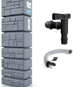 2026 2026 Regenwassertank Tower Stone, Regentonne 350-500L