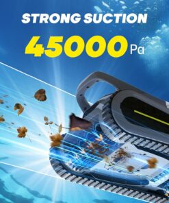 2026 Crab Kabelloser Roboter-Poolsauger, Wandklettern, automatischer Poolreiniger, geeignet für Wände und Böden von 150 m² großen Pools