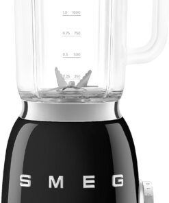 Smeg, BLF03PKEU, 1,5 l Standmixer, 4 -Geschwindigkeitsstufen, 4 Automikprogramme, Abnehmbare Doppelklinge, Deckelöffnung transparent mit Dosierkappe, rutschfest, 800W, Rose