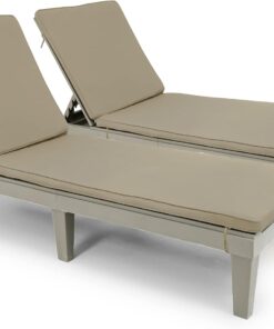 2026 Chaiselongue-Stühle für den Außenbereich, 4er-Set mit verstellbarer Rückenlehne, stabile Liegen für Terrasse und Poolrand, einfache Montage, wasserdicht und leicht mit einer Tragfähigkeit von 120 kg, schwarz