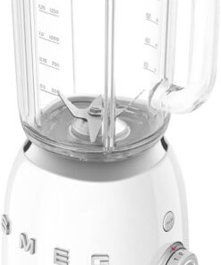 Smeg, BLF03PKEU, 1,5 l Standmixer, 4 -Geschwindigkeitsstufen, 4 Automikprogramme, Abnehmbare Doppelklinge, Deckelöffnung transparent mit Dosierkappe, rutschfest, 800W, Rose