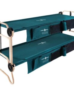 2026 Disc-O-Bed Large Cam-O-Bunk Bankfähiges Doppelbett mit Aufbewahrungsorganisatoren, Grün