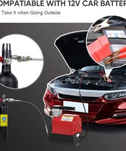 Tragbarer PCP-Luftkompressor CS2, 4500 Psi/30 MPa, ölfrei, Stromversorgung über 12 V Gleichstrom im Auto oder 110 V Wechselstrom zu Hause mit Adapter (im Lieferumfang enthalten), Paintball-Tankkompressor mit zusätzlichem Feuchtigkeits-Ölabscheider