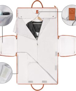 BowLift | Large-Capacity Foldable Women's Garment Travel Bag with Hanging Suit Compartment