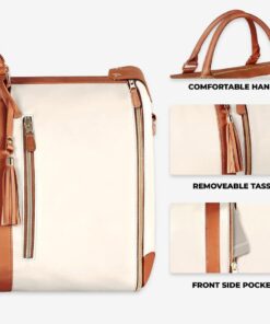 BowLift | Large-Capacity Foldable Women's Garment Travel Bag with Hanging Suit Compartment
