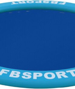 2026 Aufblasbares Dock, schwimmende Plattform, 2,44 m aufblasbares Wasserhängematten-Schwimmdeck für See mit Getränkehalter, runder Schwimmring, Schwimmfloß, Liegeinsel, Plattformpolster