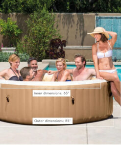 2026 2026 Intex PureSpa Bubble Massage 120-Düsen Aufblasbarer Whirlpool Spa-Set