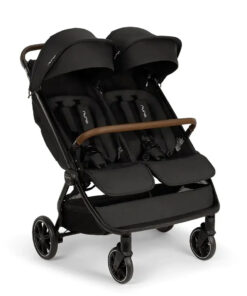 2026 2026 Nuna TRVL dubl Geschwisterwagen – Caviar | Leichter Doppelkinderwagen ab Geburt, kompatibel mit PIPA™ Babyschalen