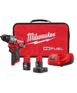 2026 3403-22 M12 FUEL 12V Lithium-Ion Brushless Cordless 1/2 in. Bohrschrauber-Kit mit 4.0Ah und 2.0Ah Akku und Soft Case