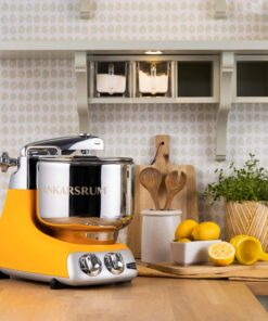 2026 2026 Ankarsrum Assistent Original 6230 Küchenmaschine – Retro-Design, 1500W, 7L Edelstahl, 16 Zubehörteile, 7 Jahre Garantie, Sunbeam Yellow