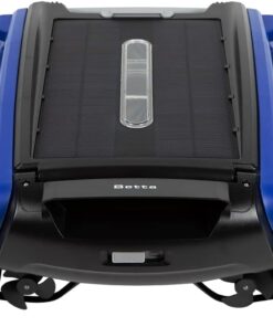 2026 Solarbetriebener automatischer Roboter-Skimmer-Reiniger für Pools mit 30 Stunden kontinuierlicher Reinigungsleistung durch Akkubetrieb und überarbeiteten, salz- und chlortoleranten Twin-Motoren (weiß)