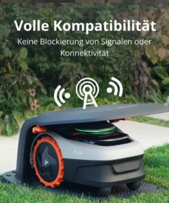 Navimow Garage S, Hochklappbar, Keine Signalblockierung, Schutz vor Sonne und Regen, Zubehör für Mähroboter Navimow i105E, i108E