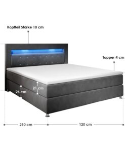 2026 Boxspringbett Vancouver - Stoff