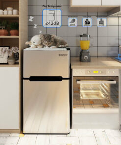 2026 Costway Kühlschrank, kleiner Gefrierschrank, Kühlschrank, kompaktes 3,2 Kubikfuß-Gerät