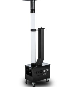 2026 Pektech Pelora Black – Eleganter Pellet-Heizpilz für Garten, Terrasse & Outdoor-Events