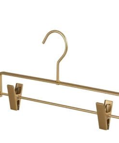 BowLift | ClipEase – Elegant Matte Non-Slip Trouser Hangers (Set of 5)