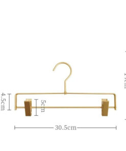 BowLift | ClipEase – Elegant Matte Non-Slip Trouser Hangers (Set of 5)