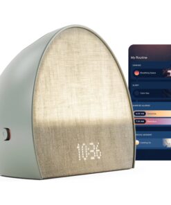2026 Hatch Restore 2 Sonnenaufgangswecker, Soundmaschine, Smart Light (Schiefer) – Ihr Schlafratgeber fürs Bett, weißes Rauschen, benutzerdefinierte Schlafroutinen, dimmbare Uhr, Tiefschlaf, sanfter Alarm, ausgeruht aufwachen