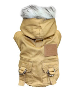 BowLift | Dog jacket with fur trim hood - Dog and cat clothing