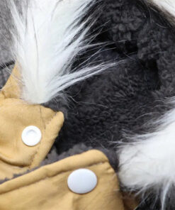 BowLift | Dog jacket with fur trim hood - Dog and cat clothing