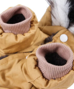 BowLift | Dog jacket with fur trim hood - Dog and cat clothing
