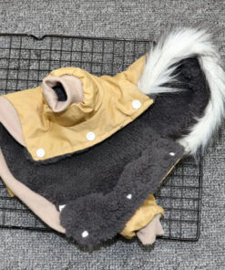 BowLift | Dog jacket with fur trim hood - Dog and cat clothing