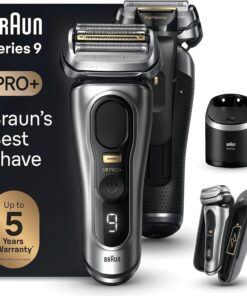 2026 2026 Braun Series 9 Pro 9477cc Nass- und Trockenrasierer mit 5-in-1 SmartCare Center und PowerCase, Silber