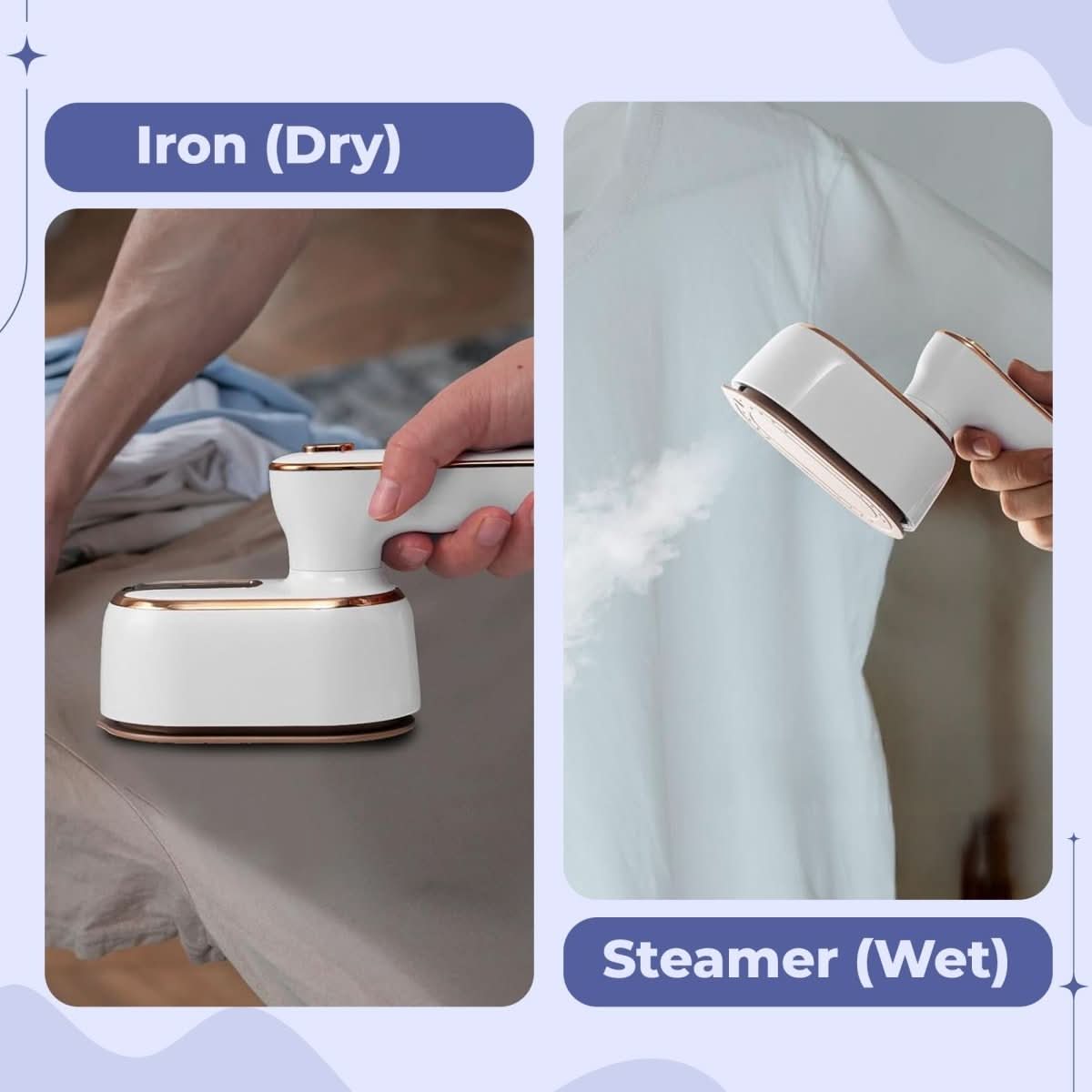 BowLift | Portable Travel Steamer for Wrinkle-Free Outfits