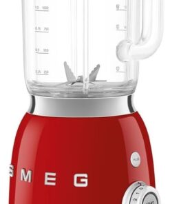 Smeg, BLF03PKEU, 1,5 l Standmixer, 4 -Geschwindigkeitsstufen, 4 Automikprogramme, Abnehmbare Doppelklinge, Deckelöffnung transparent mit Dosierkappe, rutschfest, 800W, Rose