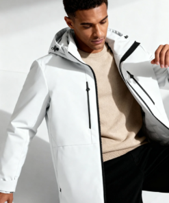 Steppjacke mit Isolierung, windabweisend, abnehmbarer Kapuze
